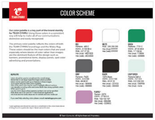 Team Cymru color scheme page