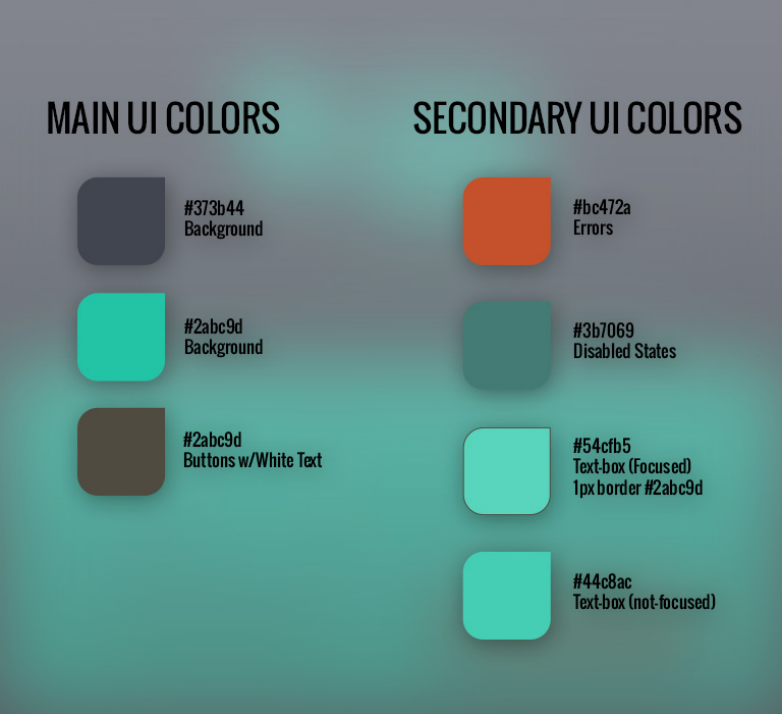 Griffin UI color system